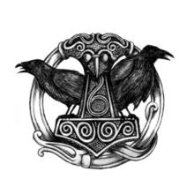 Dessin à colorier: Mythologie Nordique (Religion et Mythologie) #110652 - Coloriages à Imprimer Gratuits