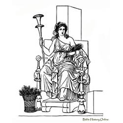 Dessin à colorier: Mythologie Romaine (Religion et Mythologie) #110028 - Coloriages à Imprimer Gratuits