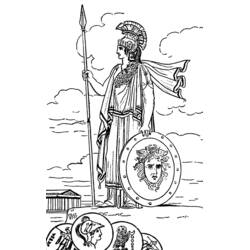 Dessin à colorier: Mythologie Romaine (Religion et Mythologie) #110073 - Coloriages à Imprimer Gratuits