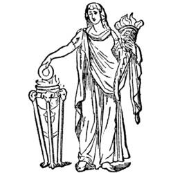 Dessin à colorier: Mythologie Romaine (Religion et Mythologie) #110074 - Coloriages à Imprimer Gratuits