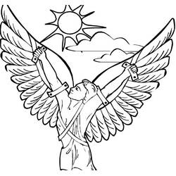 Dessin à colorier: Mythologie Romaine (Religion et Mythologie) #110082 - Coloriages à Imprimer Gratuits