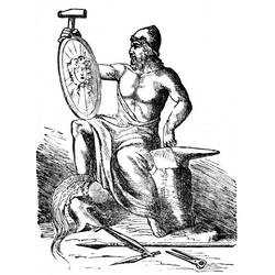 Dessin à colorier: Mythologie Romaine (Religion et Mythologie) #110086 - Coloriages à Imprimer Gratuits