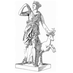 Dessin à colorier: Mythologie Romaine (Religion et Mythologie) #110102 - Coloriages à Imprimer Gratuits