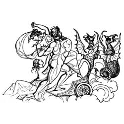 Dessin à colorier: Mythologie Romaine (Religion et Mythologie) #110106 - Coloriages à Imprimer Gratuits
