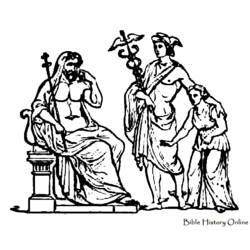 Dessin à colorier: Mythologie Romaine (Religion et Mythologie) #110117 - Coloriages à Imprimer Gratuits