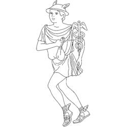 Dessin à colorier: Mythologie Romaine (Religion et Mythologie) #110134 - Coloriages à Imprimer Gratuits