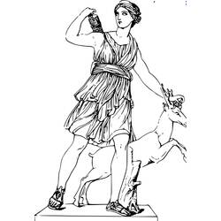Dessin à colorier: Mythologie Romaine (Religion et Mythologie) #110135 - Coloriages à Imprimer Gratuits