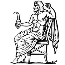 Dessin à colorier: Mythologie Romaine (Religion et Mythologie) #110149 - Coloriages à Imprimer Gratuits