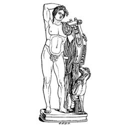 Dessin à colorier: Mythologie Romaine (Religion et Mythologie) #110160 - Coloriages à Imprimer Gratuits
