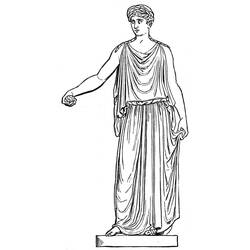 Dessin à colorier: Mythologie Romaine (Religion et Mythologie) #110170 - Coloriages à Imprimer Gratuits