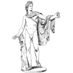 Dessin à colorier: Mythologie Romaine (Religion et Mythologie) #110188 - Coloriages à Imprimer Gratuits