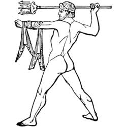 Dessin à colorier: Mythologie Romaine (Religion et Mythologie) #110256 - Coloriages à Imprimer Gratuits