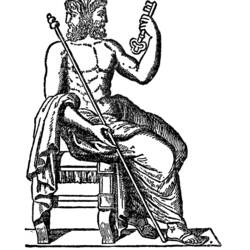Dessin à colorier: Mythologie Romaine (Religion et Mythologie) #110291 - Coloriages à Imprimer Gratuits