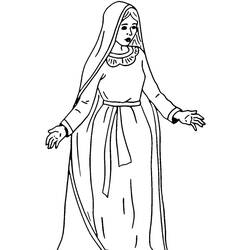 Dessin à colorier: Notre Dame de Lourdes (Religion et Mythologie) #193958 - Coloriages à Imprimer Gratuits