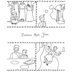 Dessin à colorier: Zachée (Religion et Mythologie) #190489 - Coloriages à Imprimer Gratuits