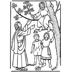 Dessin à colorier: Zachée (Religion et Mythologie) #190491 - Coloriages à Imprimer Gratuits