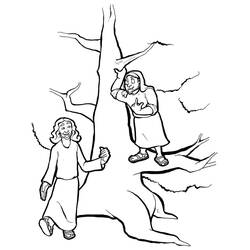 Dessin à colorier: Zachée (Religion et Mythologie) #190492 - Coloriages à Imprimer Gratuits