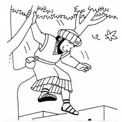 Dessin à colorier: Zachée (Religion et Mythologie) #190495 - Coloriages à Imprimer Gratuits