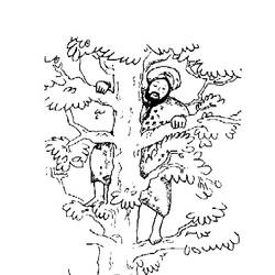 Dessin à colorier: Zachée (Religion et Mythologie) #190500 - Coloriages à Imprimer Gratuits