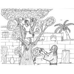 Dessin à colorier: Zachée (Religion et Mythologie) #190501 - Coloriages à Imprimer Gratuits