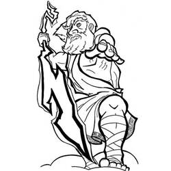 Dessin à colorier: Zeus (Religion et Mythologie) #219477 - Coloriages à Imprimer Gratuits