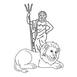 Dessin à colorier: Zeus (Religion et Mythologie) #219494 - Coloriages à Imprimer Gratuits
