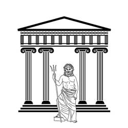 Dessin à colorier: Zeus (Religion et Mythologie) #219495 - Coloriages à Imprimer Gratuits