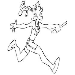 Dessin à colorier: Athletisme (Sports) #193812 - Coloriages à Imprimer Gratuits