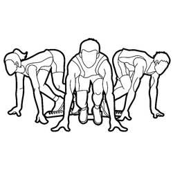 Dessin à colorier: Athletisme (Sports) #193814 - Coloriages à Imprimer Gratuits