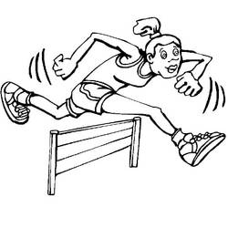 Dessin à colorier: Athletisme (Sports) #193818 - Coloriages à Imprimer Gratuits