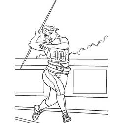 Dessin à colorier: Athletisme (Sports) #193822 - Coloriages à Imprimer Gratuits