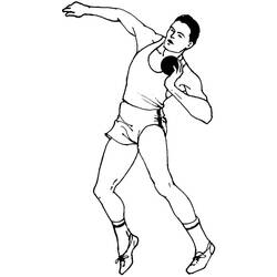 Dessin à colorier: Athletisme (Sports) #193823 - Coloriages à Imprimer Gratuits