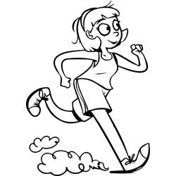 Dessin à colorier: Athletisme (Sports) #193832 - Coloriages à Imprimer Gratuits