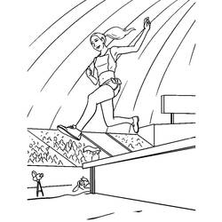 Dessin à colorier: Athletisme (Sports) #193834 - Coloriages à Imprimer Gratuits