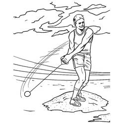Dessin à colorier: Athletisme (Sports) #193835 - Coloriages à Imprimer Gratuits