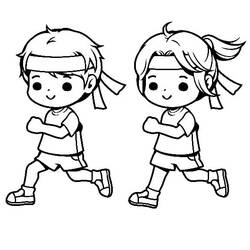 Dessin à colorier: Athletisme (Sports) #193839 - Coloriages à Imprimer Gratuits