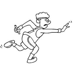 Coloriage Athletisme (Sports) #193845 à imprimer et colorier