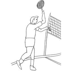Dessin à colorier: Badminton (Sports) #177034 - Coloriages à Imprimer Gratuits