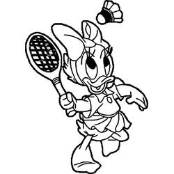 Dessin à colorier: Badminton (Sports) #177036 - Coloriages à Imprimer Gratuits