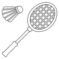 Dessins à colorier: Badminton - Coloriages à Imprimer Gratuits
