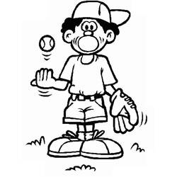 Dessin à colorier: Baseball (Sports) #177125 - Coloriages à Imprimer Gratuits