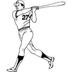 Dessin à colorier: Baseball (Sports) #177127 - Coloriages à Imprimer Gratuits