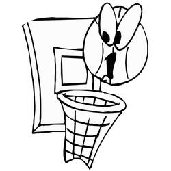Dessin à colorier: Basketball (Sports) #177135 - Coloriages à Imprimer Gratuits