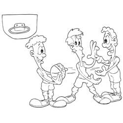 Dessin à colorier: Basketball (Sports) #177141 - Coloriages à Imprimer Gratuits