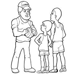 Dessin à colorier: Basketball (Sports) #177146 - Coloriages à Imprimer Gratuits