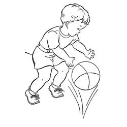 Dessin à colorier: Basketball (Sports) #177158 - Coloriages à Imprimer Gratuits