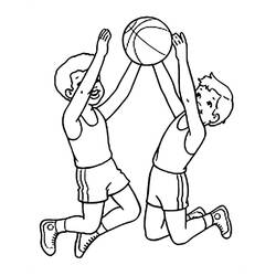 Dessin à colorier: Basketball (Sports) #177160 - Coloriages à Imprimer Gratuits