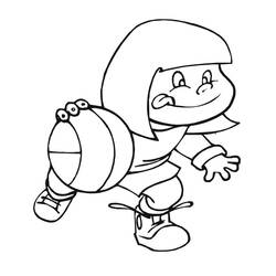Dessin à colorier: Basketball (Sports) #177162 - Coloriages à Imprimer Gratuits