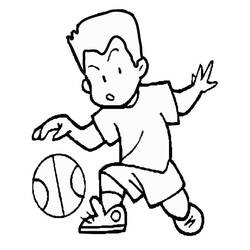 Dessin à colorier: Basketball (Sports) #177165 - Coloriages à Imprimer Gratuits