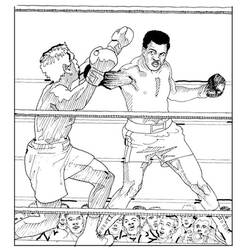 Dessins à colorier: Boxe - Coloriages à Imprimer Gratuits